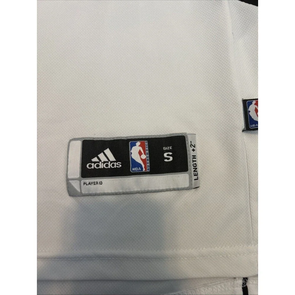Rip City White Damian Lillard Basketball Portland Blazers Jersey Size S Adidas